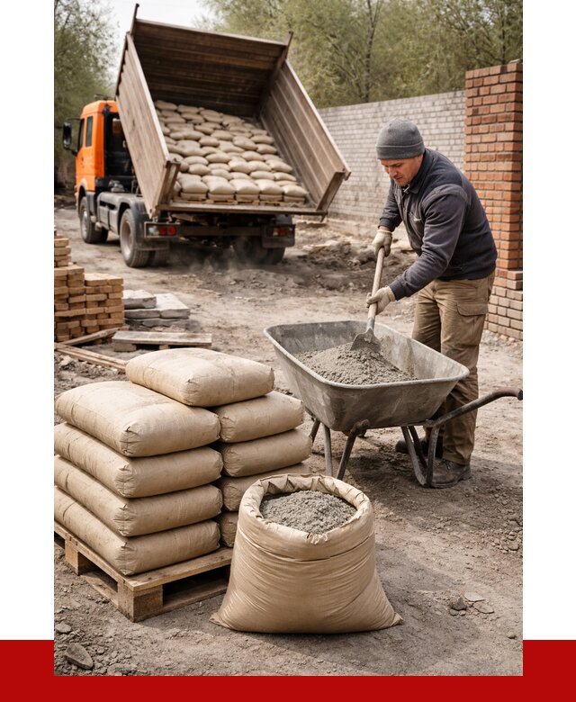 Купить сухую смесь для кладки в Югорске от 1225 р. | ПРОНЕРУДЮгр