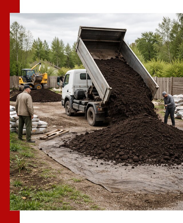 Доставка качественного почвогрунта в Югорске оптом и в розницу