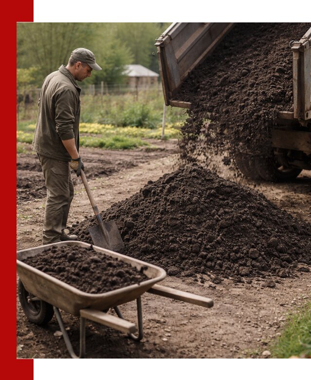 Доставка качественной земли для огорода в Югорске