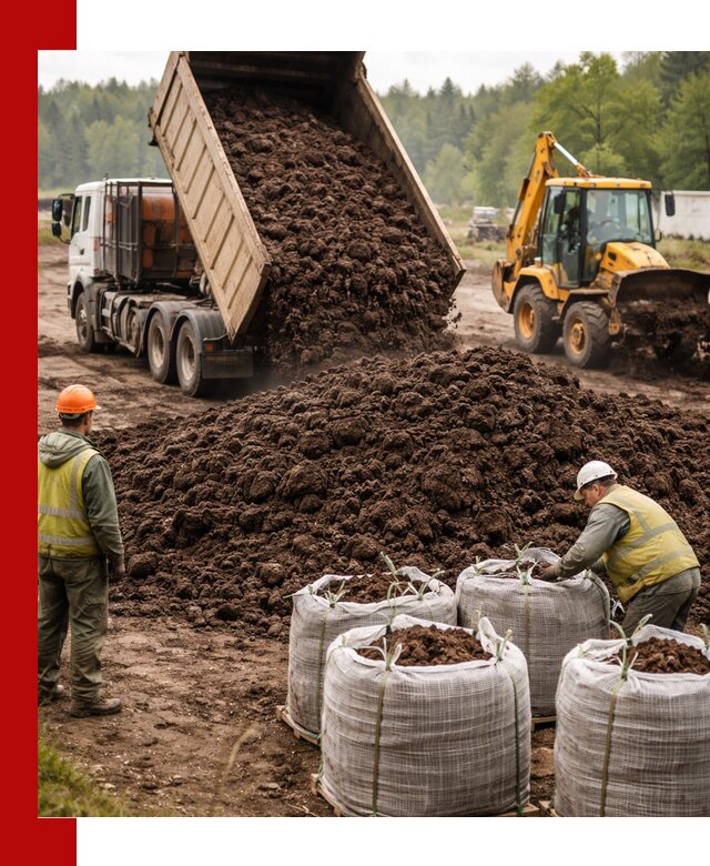 Доставка нейтрального торфа в Югорске оптом и в розницу