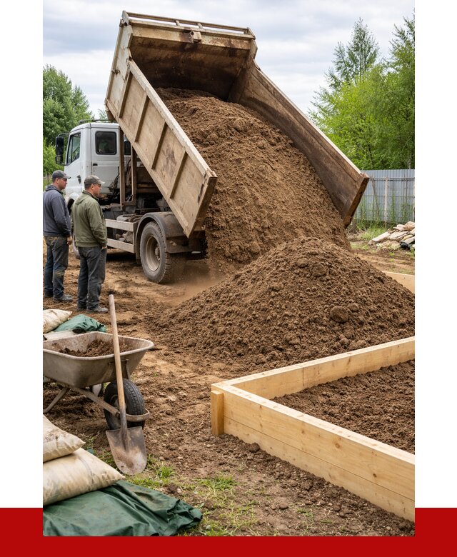 Торфо песчаная смесь в Югорске с доставкой от 1889 р. | ПРОНЕРУДЮгр