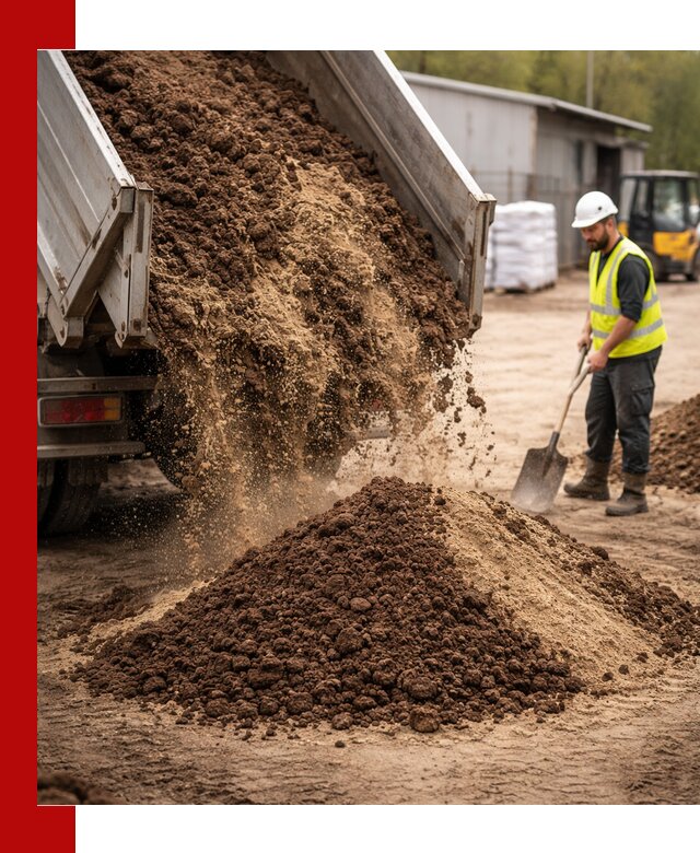 Доставка торфо-песчаной смеси в Югорске для строительства и озеленения