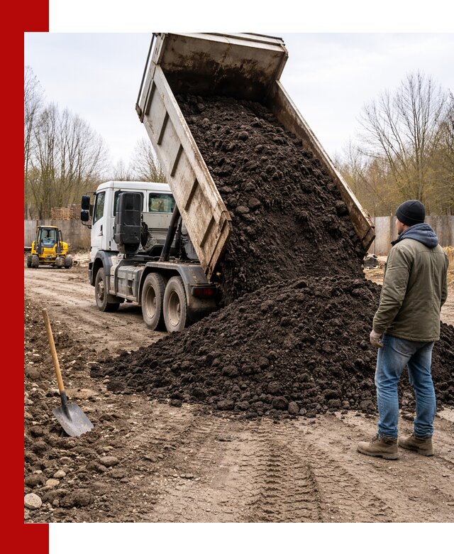 Доставка чернозема навалом в Югорске быстро и выгодно