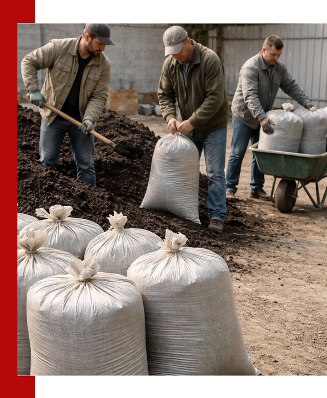 Купить чернозем в мешках с доставкой в Югорске