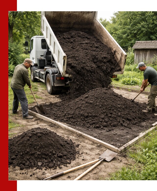 Купить чистый чернозем для огорода с доставкой в Югорске