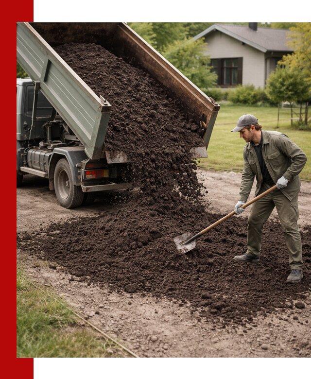 Чернозем для газона с доставкой в Югорске быстро и качественно