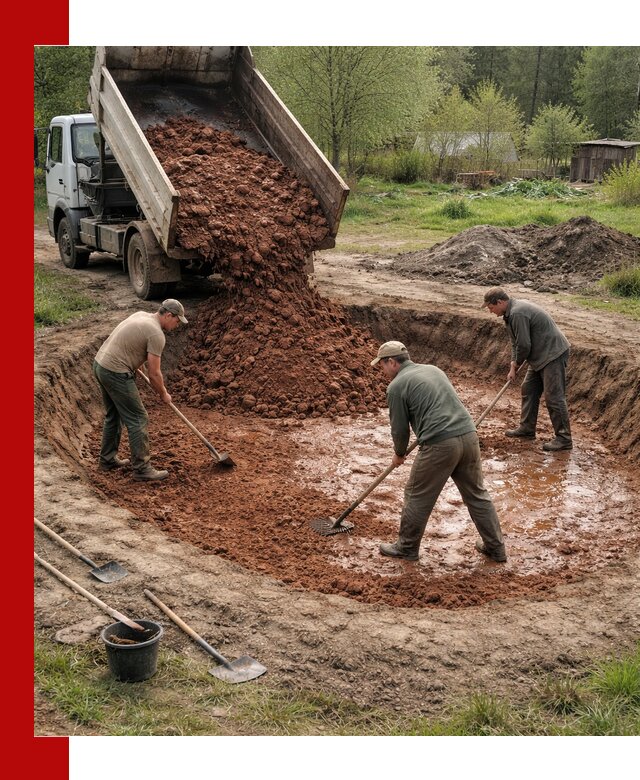 Купить качественную глину для пруда в Югорске