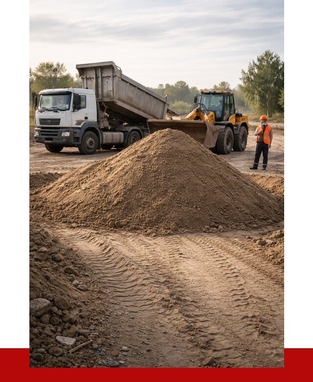 Купить песчаный грунт с доставкой в Югорске от 4289 р. | ПРОНЕРУДЮгр
