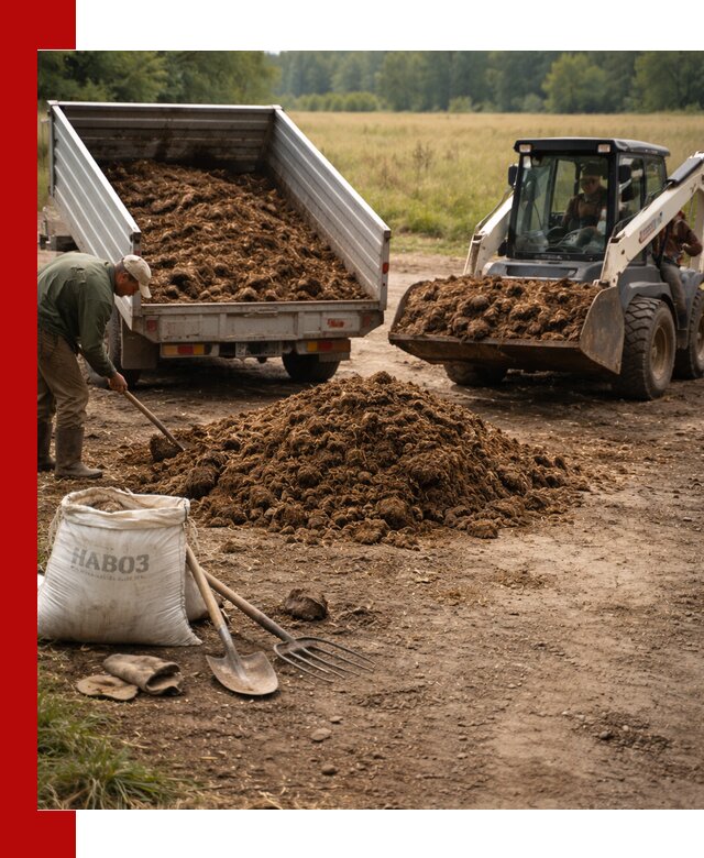 Доставка конского навоза в Югорске с разгрузкой и доставкой на объект