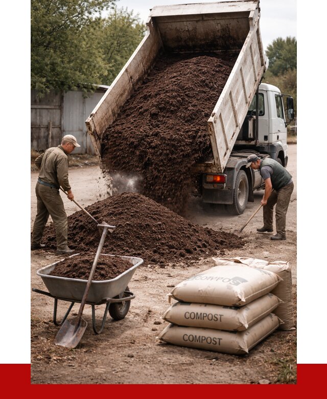 Купить компост в Югорске от 4289 р. за куб с доставкой | ПРОНЕРУДЮгр