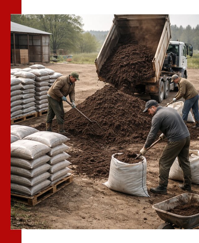 Доставка компоста оптом и в розницу в Югорске