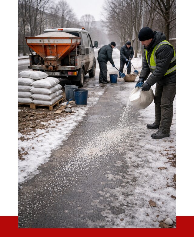 Реагент против гололеда в Югорске с доставкой от 4595 р. | ПРОНЕРУДЮгр