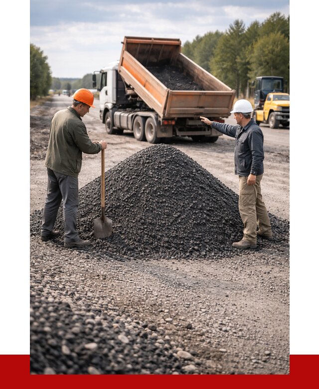 Купить асфальтовую крошку для дорог в Югорске от 4289 р. | ПРОНЕРУДЮгр