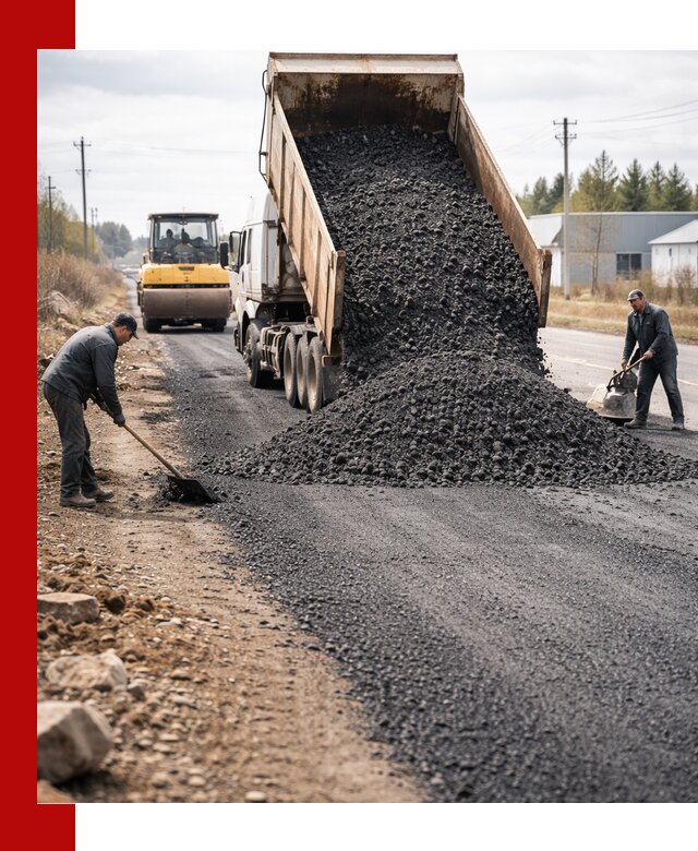 Асфальтовая крошка для дорог в Югорске — поставка и доставка