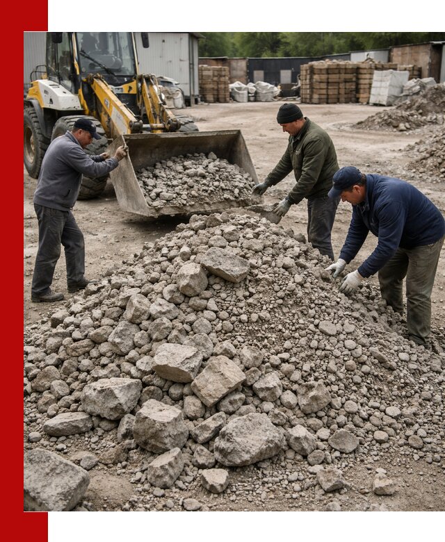 Демонтаж и вывоз бой бетона в Югорске