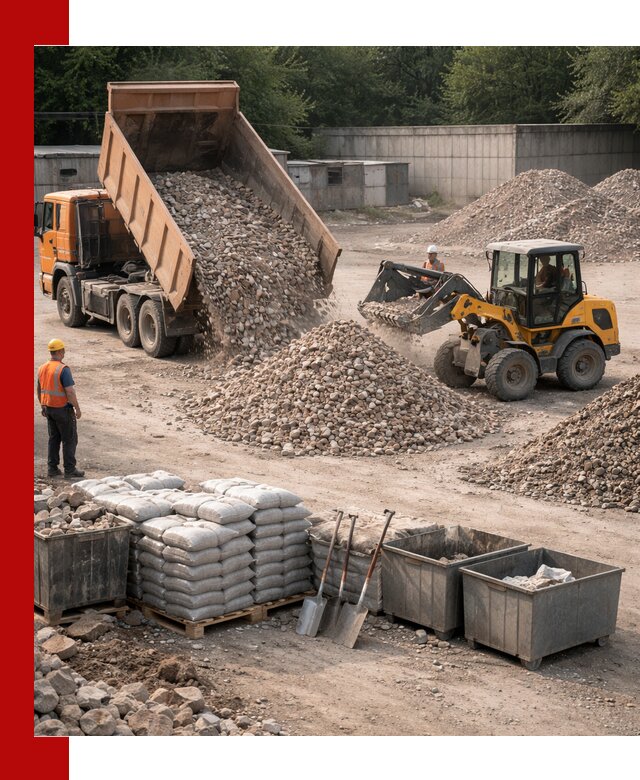 Вторичные материалы для отсыпки в Югорске — поставка и доставка