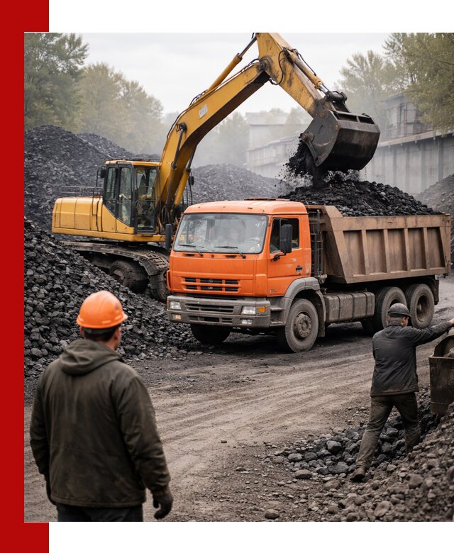 Доставка угля автотранспортом в Югорске быстро и выгодно