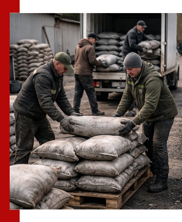 Доставка угля в мешках по выгодным ценам в Югорске