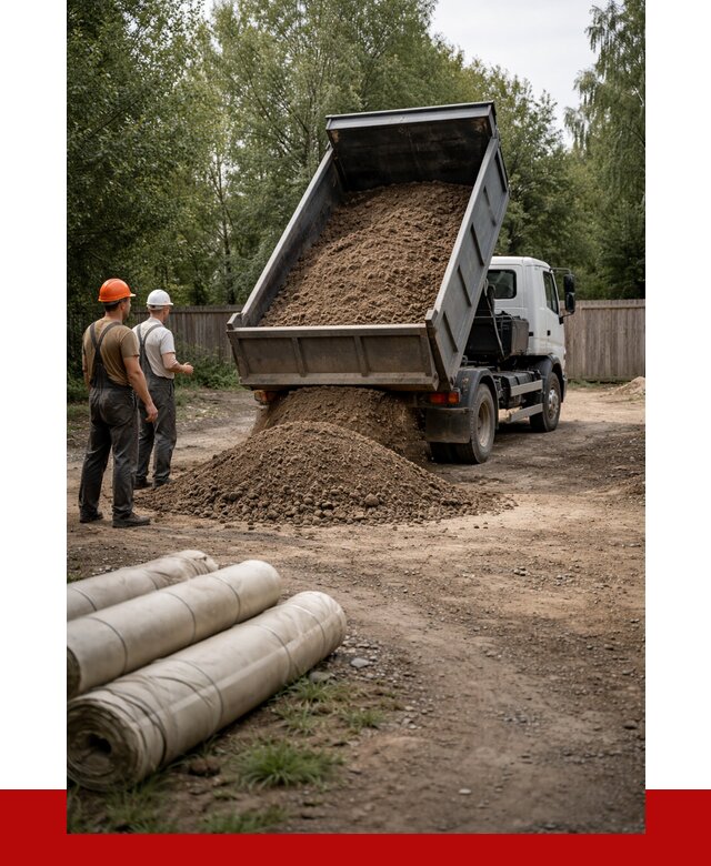 Доставка сыпучих материалов самосвалом в Югорск от 4289 р. | ПРОНЕРУДЮгр