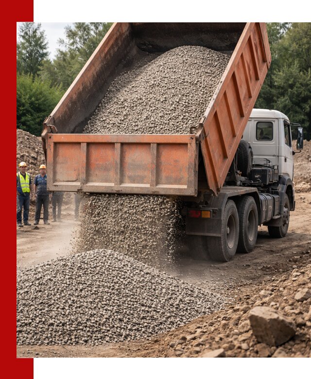 Доставка сыпучих материалов самосвалом в Югорске быстро и надежно