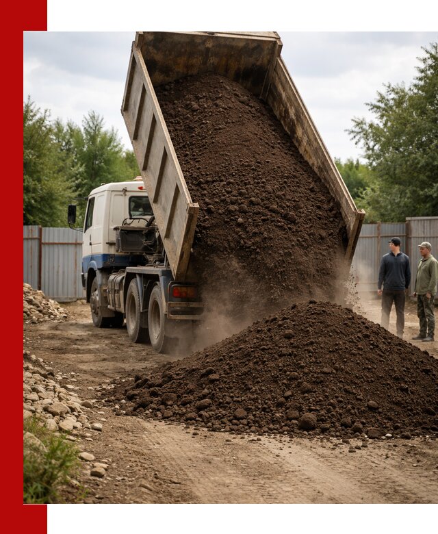 Доставка самосвалом 10 кубов в Югорске быстро и надёжно