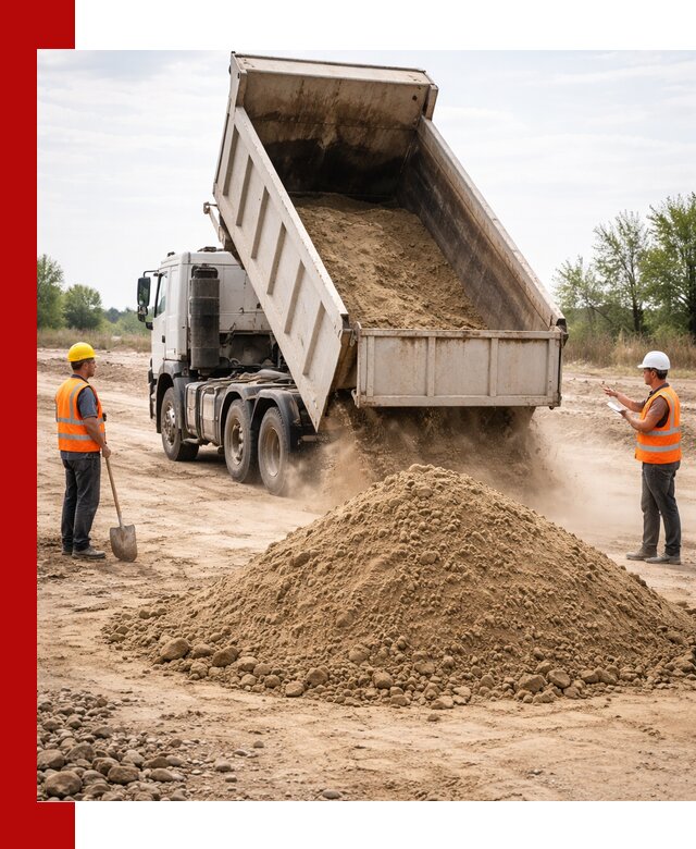 Доставка самосвалом 15 кубов в Югорске за город и по городу