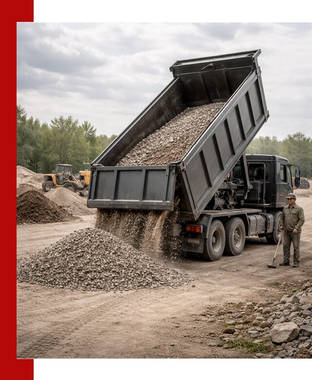 Доставка самосвалом 30 м3 по выгодным ценам в Югорске