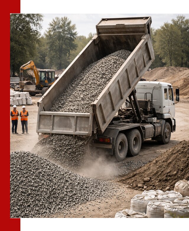 Аренда самосвала в Югорске для доставки сыпучих и нерудных материалов