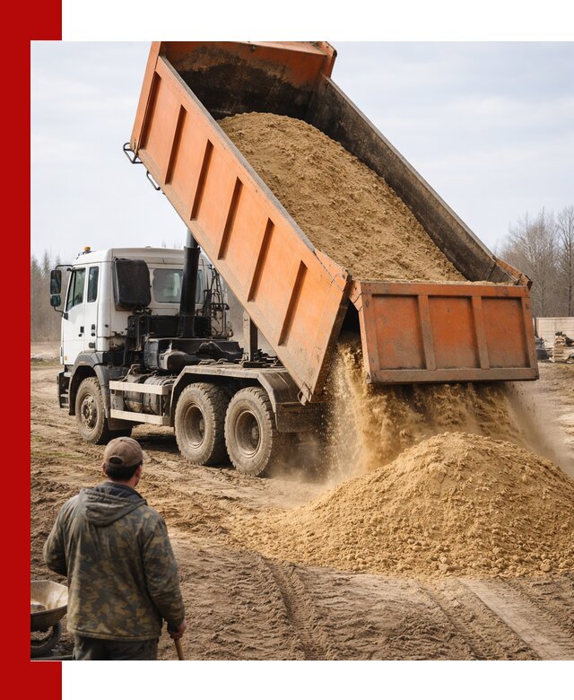 Аренда самосвала 20 тонн для перевозки грузов в Югорске