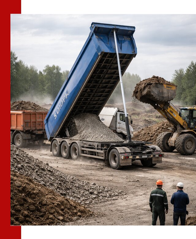 Аренда тонар 40 тонн в Югорске с доставкой материалов
