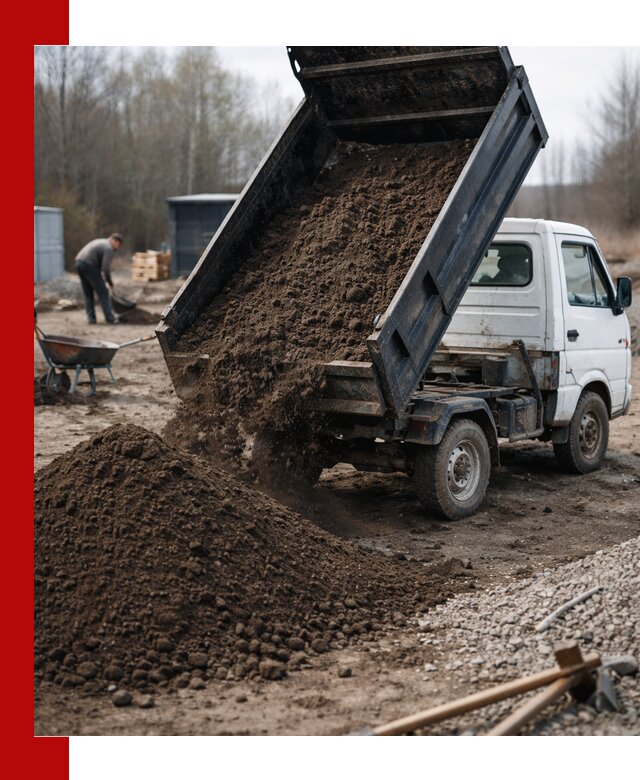 Аренда минисамосвала в Югорске для доставки сыпучих материалов