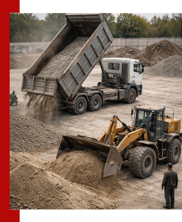 Перевозка сыпучих грузов самосвалами и бортовыми в Югорске