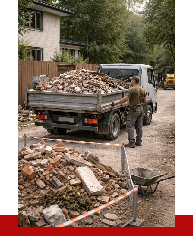 Вывоз строительного мусора с погрузкой в Югорске от 7658 р | ПРОНЕРУДЮгр