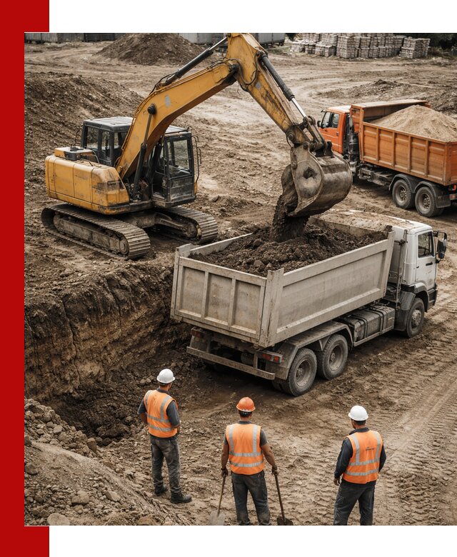 Разработка грунта для строительства и благоустройства в Югорске