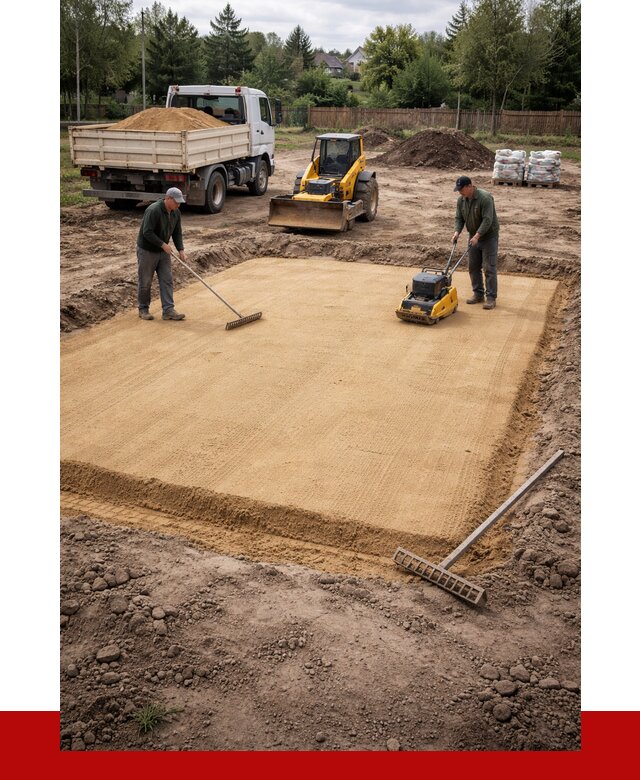 Устройство песчаной подушки в Югорске от 4595 р. ПРОНЕРУДЮгр