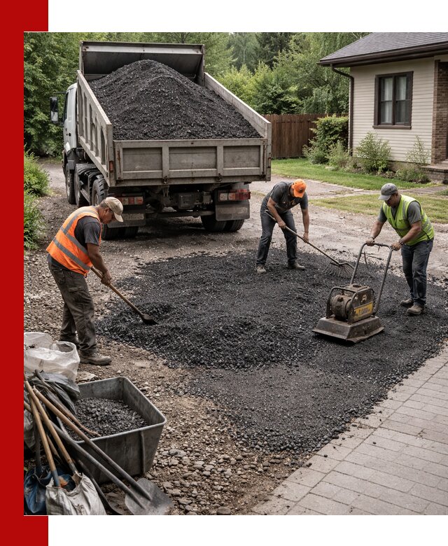 Асфальтовая крошка для двора с доставкой в Югорске